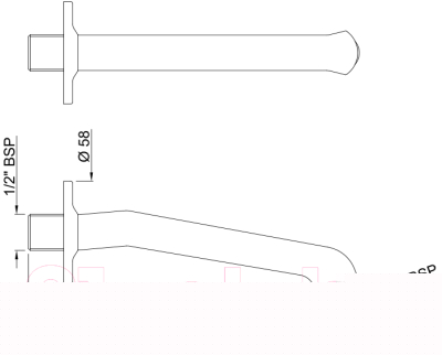 Душевой кронштейн Jaquar SHA-CHR-477