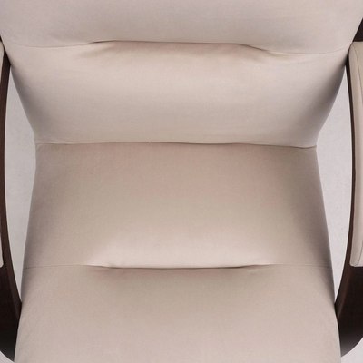 Кресло-качалка Импэкс Leset Морено (орех текстура/Velur V18)