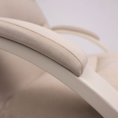 Кресло-качалка Импэкс Leset Морено (слоновая кость/Velur V18)