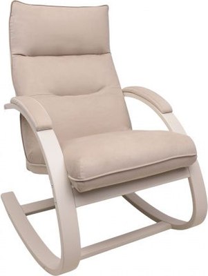 Кресло-качалка Импэкс Leset Морено (слоновая кость/Velur V18)