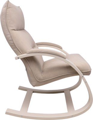 Кресло-качалка Импэкс Leset Морено (слоновая кость/Velur V18)