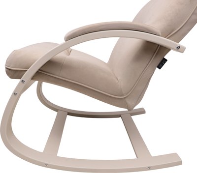Кресло-качалка Импэкс Leset Морено (слоновая кость/Velur V18)