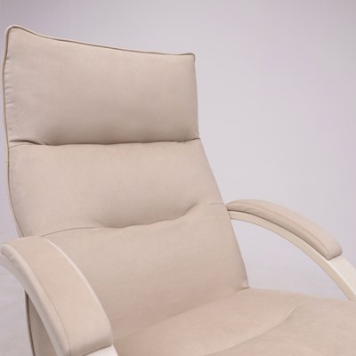 Кресло-качалка Импэкс Leset Морено (слоновая кость/Velur V18)