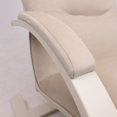 Кресло-качалка Импэкс Leset Морено (слоновая кость/Velur V18)