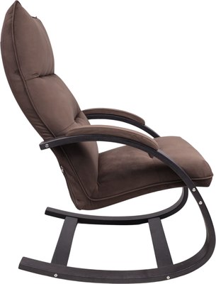 Кресло-качалка Импэкс Leset Морено (венге текстура/Velur 23)