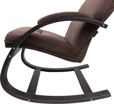 Кресло-качалка Импэкс Leset Морено (венге текстура/Velur 23)