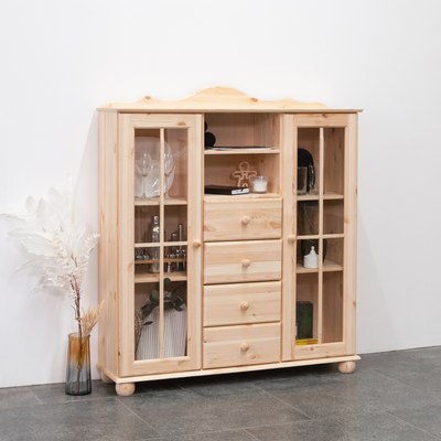 Шкаф с витриной Dipriz Бритта / Д.70056.7