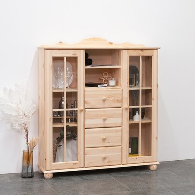 Шкаф с витриной Dipriz Бритта / Д.70056.7