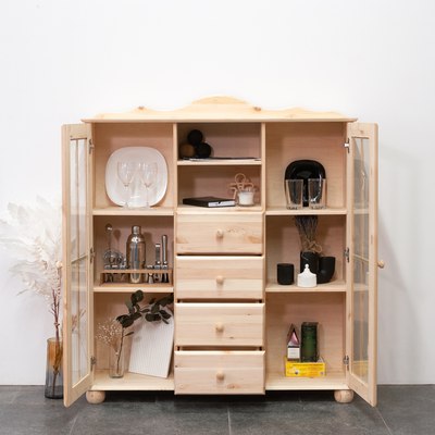 Шкаф с витриной Dipriz Бритта / Д.70056.7