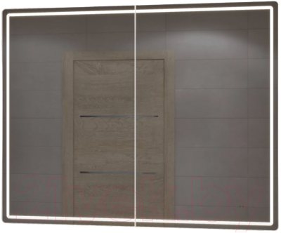 Шкаф с зеркалом для ванной Mixline Вектор 554818 - фото