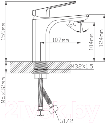 Смеситель Diadonna Д165-10