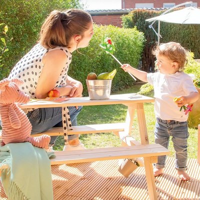 Скамья-стол садовая Dipriz Микки Д.60052.1 (без отделки)