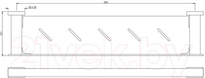 Полка для полотенца Artize QUA-CHR-61775