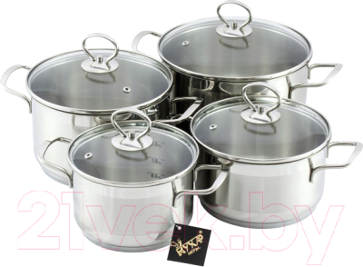 Набор кастрюль Кухар Лотос Классика КЛ1-004С - фото