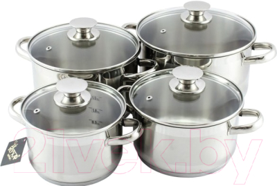 Набор кастрюль Кухар Лотос Традиция КЛ2-004С - фото