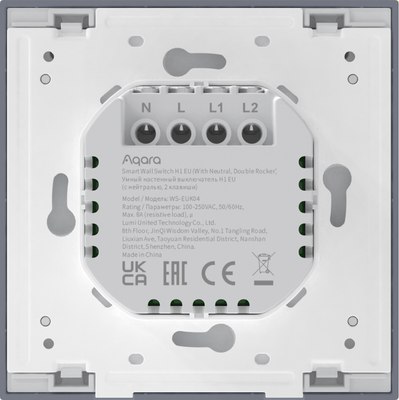 Умный выключатель Aqara H1 EU / WS-EUK04_graphite