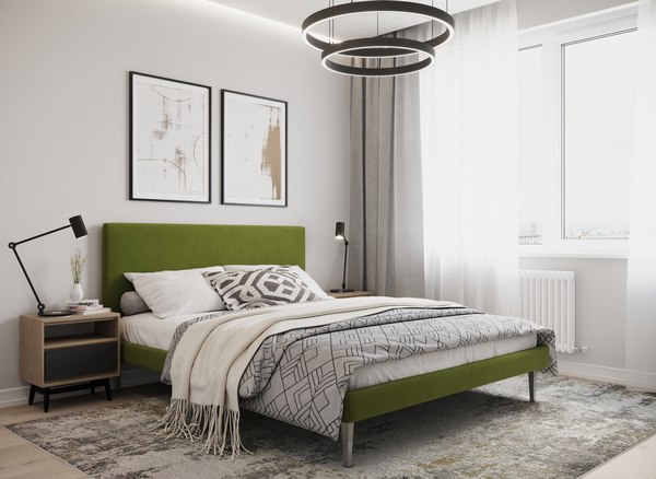 Двуспальная кровать Moon Family 1256 / MF011275