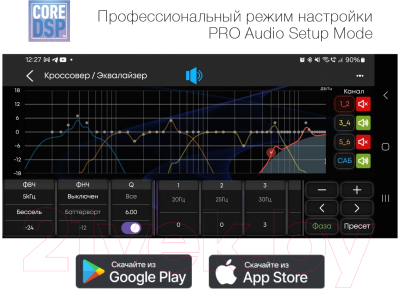 Бездисковая автомагнитола AURA Indigo-877DSP