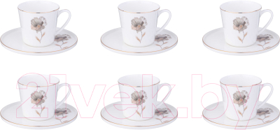 Набор для чая/кофе Lefard Inspiration Золотой цветок / 422-128 - фото