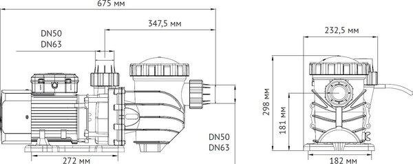 Насос для бассейна Unipump Jet Pool SPP 2000T / 17136