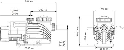 Насос для бассейна Unipump Jet Pool SPP 2200 / 34633