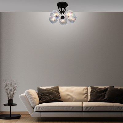 Потолочный светильник Элетех Вита НПБ 01-5x60-133 Е27 / 1005405397