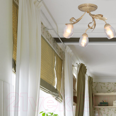 Люстра Элетех Лилия НПБ 01-3x60-141 Е27 / 1005405401