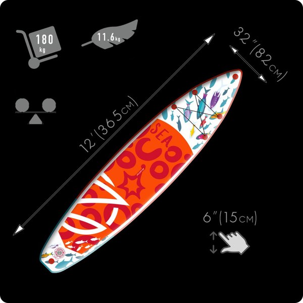 SUP-борд Zap Sea Fish 12 (морская рыба)