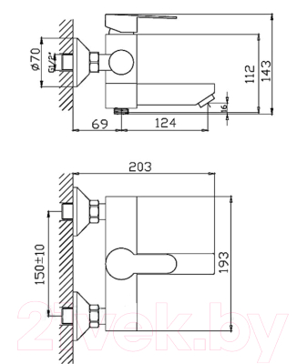 Смеситель Ekko E32801