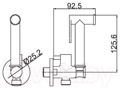 Гигиенический душ Maxonor Pure Life PL6501-6