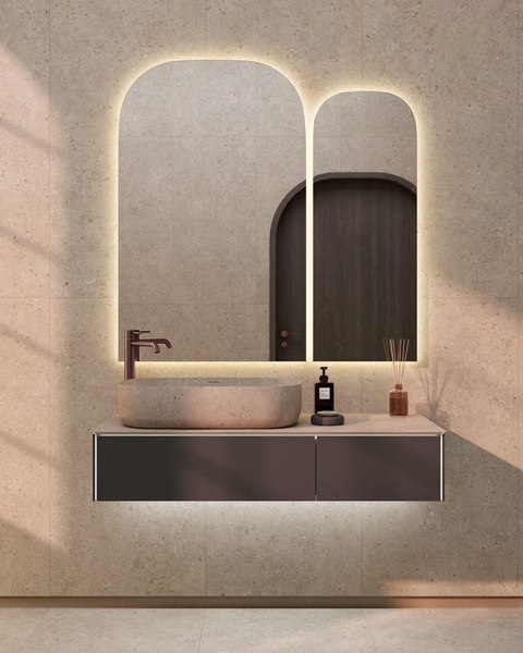 Зеркало Kerama Marazzi Vetrata R / VE.R.mi.115/WHT