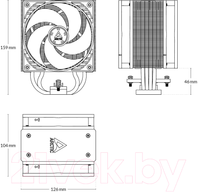 Кулер для процессора Arctic Cooling Freezer 36 (ACFRE00121A)