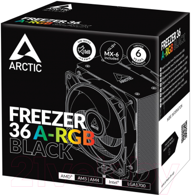 Кулер для процессора Arctic Cooling Freezer 36 ARGB Black (ACFRE00124A)
