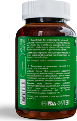 Пищевая добавка NDCG Gallbladder Formula NDCG / ND-4680