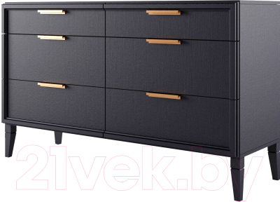 Комод Молодечномебель Charlie B-6 (шафран) - фото