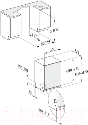 Посудомоечная машина Miele G5050 SCVi