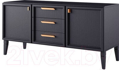 Тумба Молодечномебель Charlie B3D2 (шафран) - фото