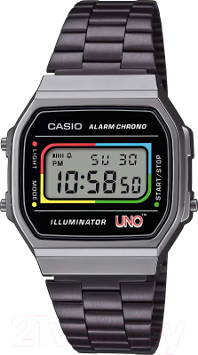 Часы наручные унисекс Casio A-168WEUC-1A - фото