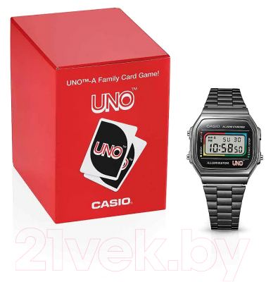 Часы наручные унисекс Casio A-168WEUC-1A