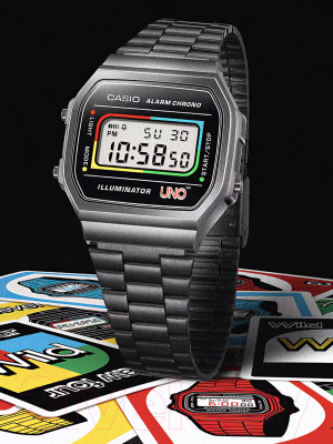 Часы наручные унисекс Casio A-168WEUC-1A