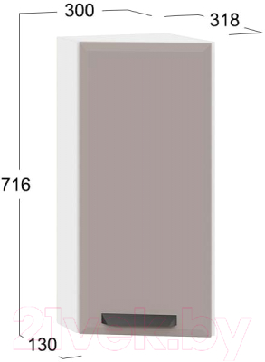 Шкаф навесной для кухни ТриЯ Тиана 1В3Т