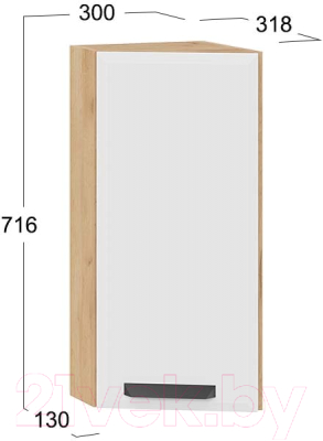 Шкаф навесной для кухни ТриЯ Тиана 1В3Т