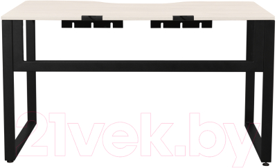 Письменный стол Millwood Каир 1 с вырезом 130x85x75 - фото