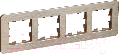 Рамка для выключателей и розеток IEK Brite BR-M42-M-21-K37 - фото