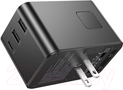 Зарядное устройство сетевое Hoco AC18 + кабель 1C2A