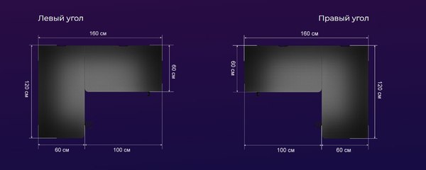 Геймерский стол AndaSeat Wind Seeker / AD-D-PT-1600-01-B