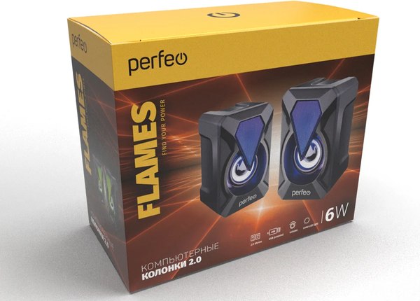 Портативная акустика Perfeo Flames PF_A4439