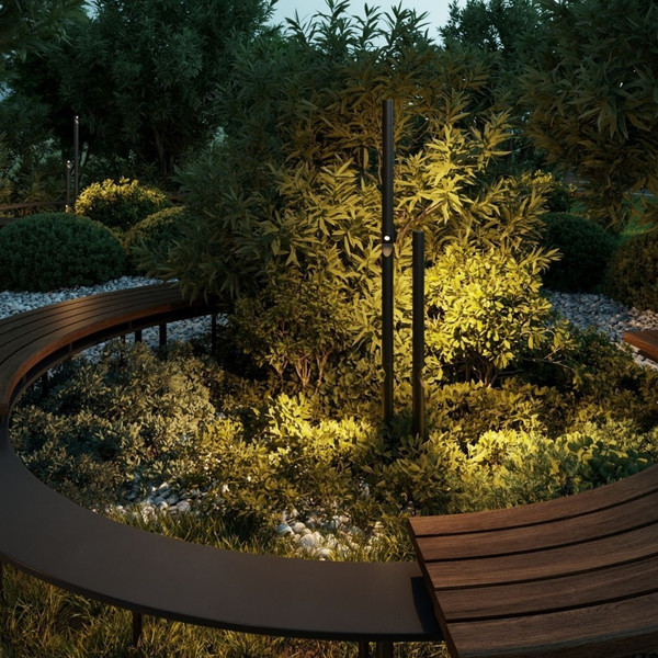 Фонарь уличный Odeon Light Bamboo 7021/9FL