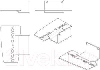 Кронштейн для игровой приставки Rexant 38-0625
