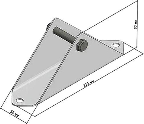 Пятка для мачты Rexant 34-0489